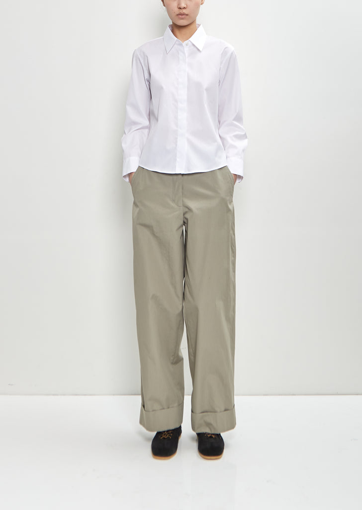 Cotton Clavini Bis Shirt — White