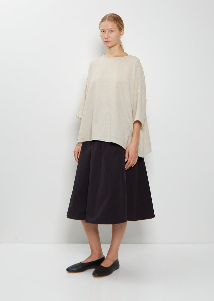 Lightweight Cashmere Boxy Top