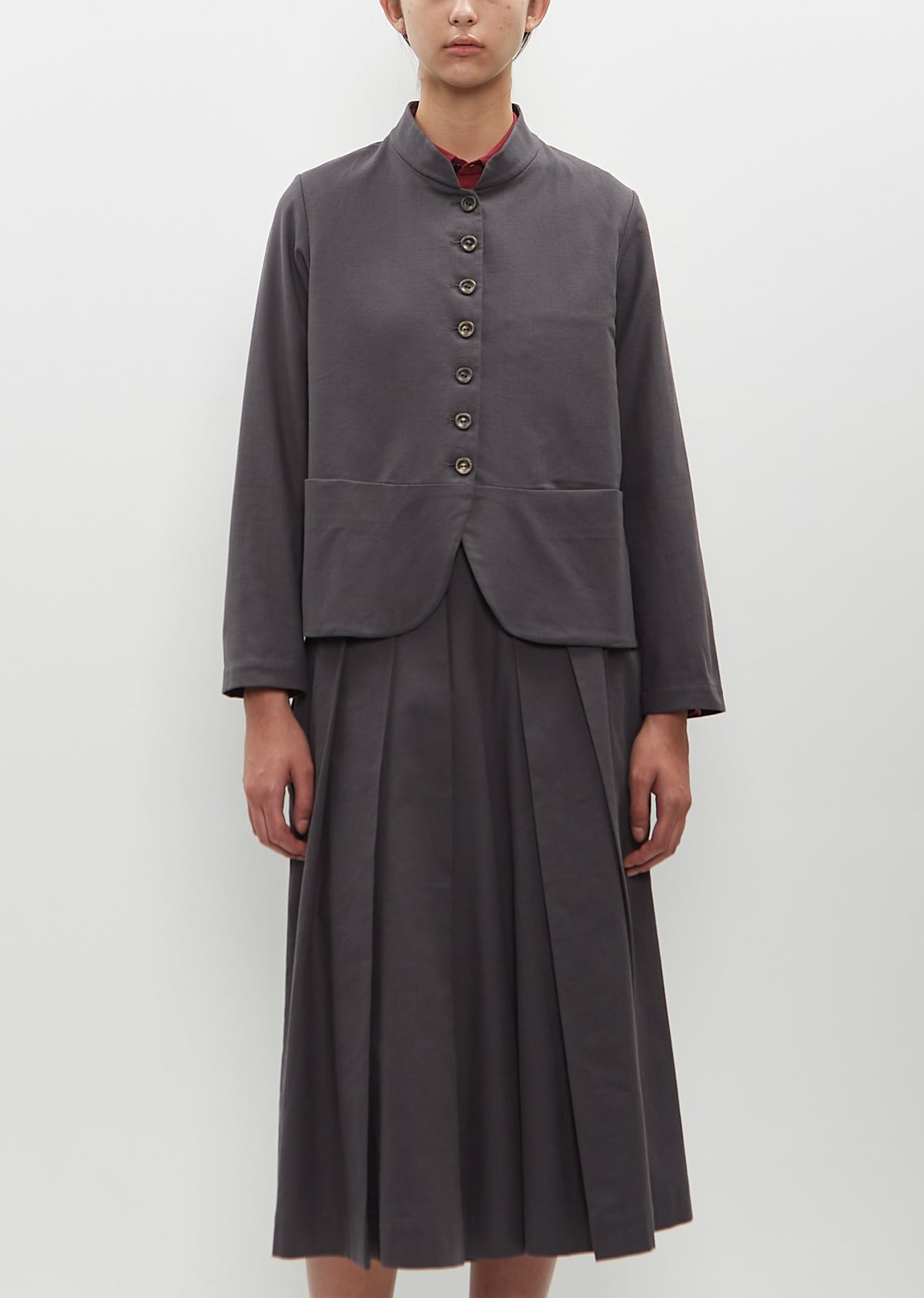 ecole de curiosite コート ECOLE DE CURIOSITES エコールドキュリオジテ : CLARA Washed
