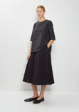 Cotton Tartan Round Neck Top