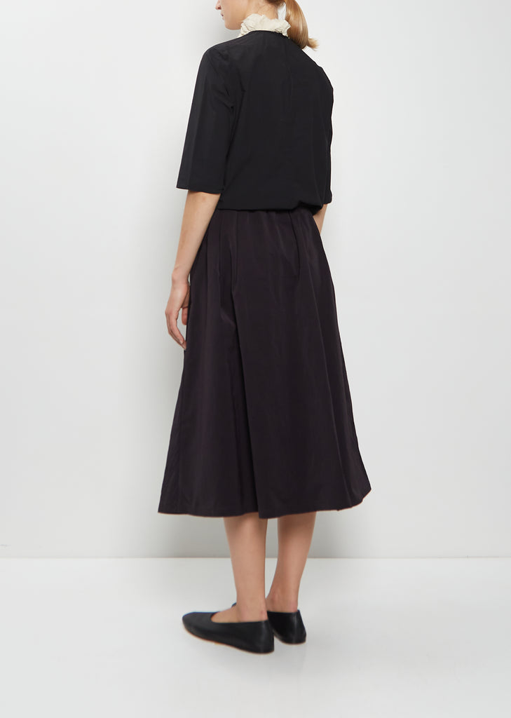 Cotton Pleated Skirt