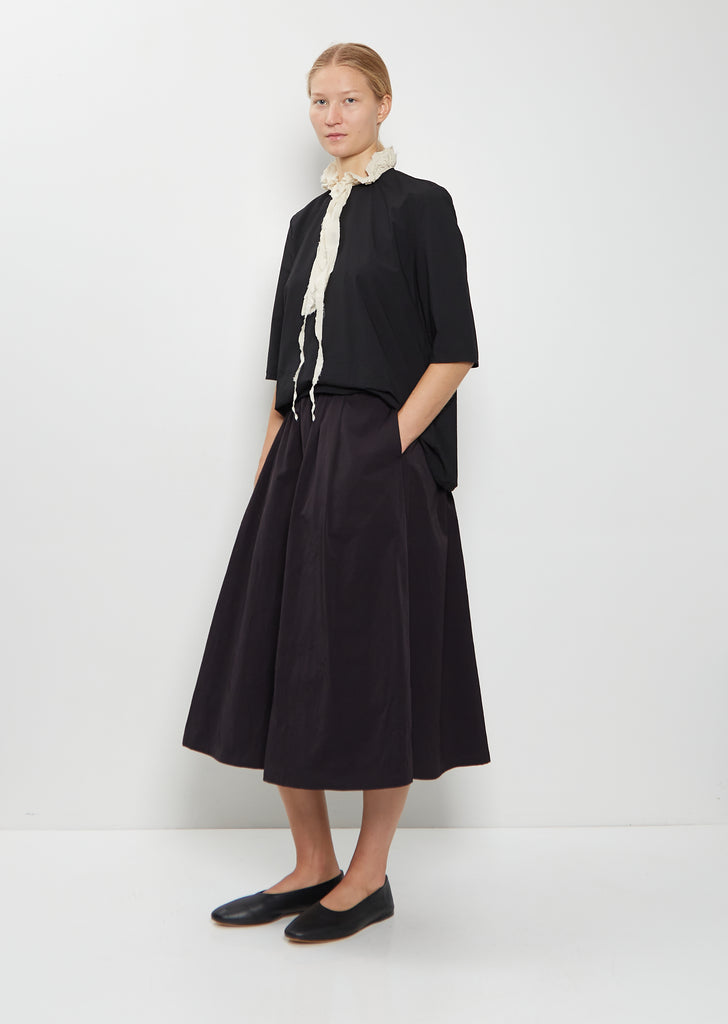 Cotton Pleated Skirt