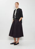 Cotton Pleated Skirt