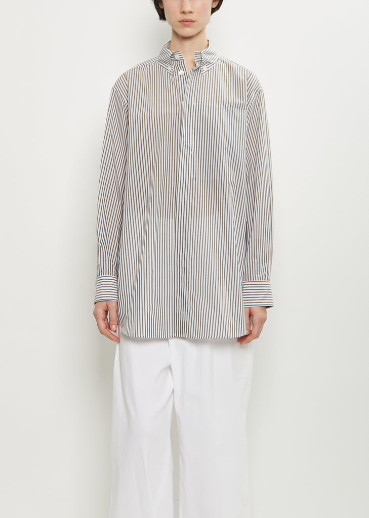 Odd Stripes Wool Cotton Shirt