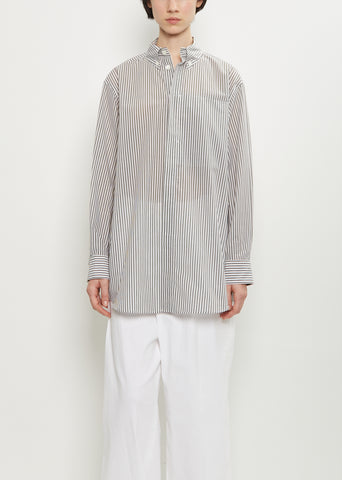 Odd Stripes Wool Cotton Shirt