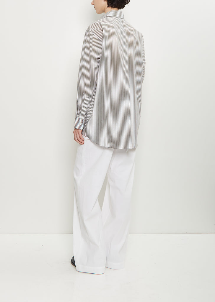 Odd Stripes Wool Cotton Shirt