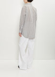 Odd Stripes Wool Cotton Shirt
