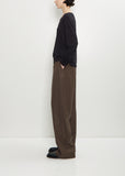 Ava Wool Blend Boat Neck Tee