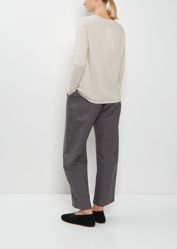 Silk Cashmere Crewneck Sweater