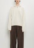 Dries Cashmere Stand Collar Sweater