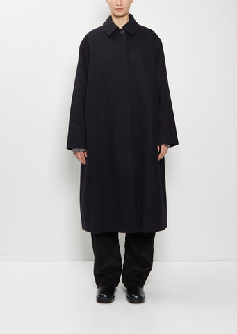 Ria Wool Rounded Overcoat