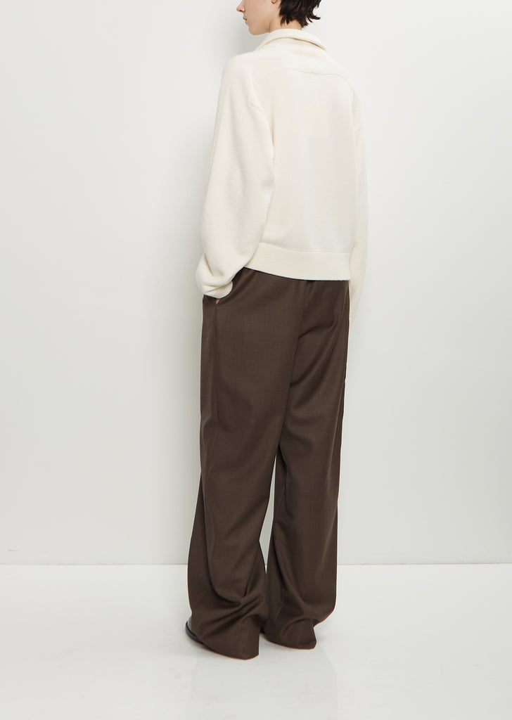 Dries Cashmere Stand Collar Sweater