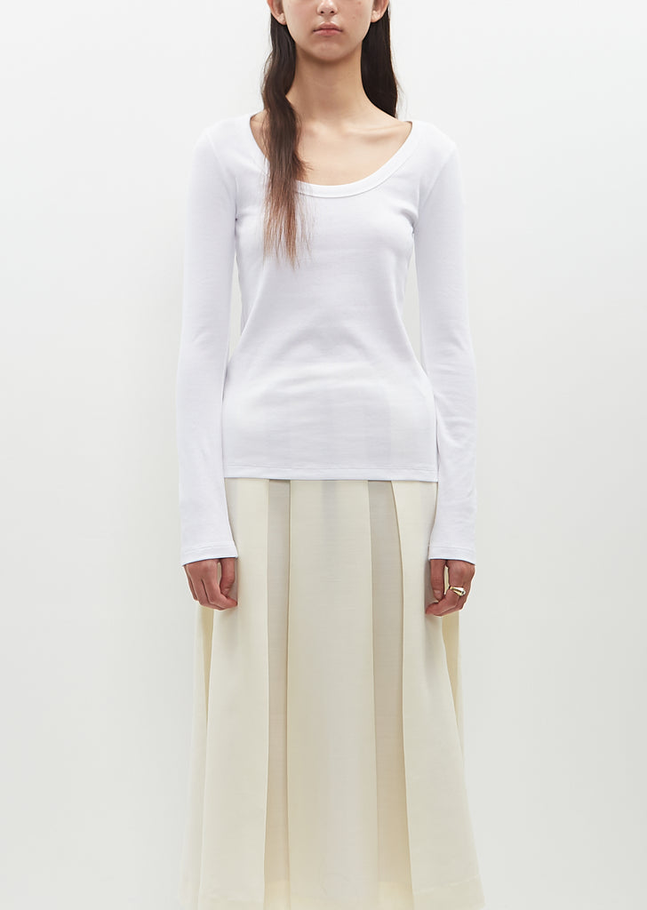 Classic Rib Top — White