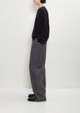 Tristan Mercerized Wool Yak Sweater — Black