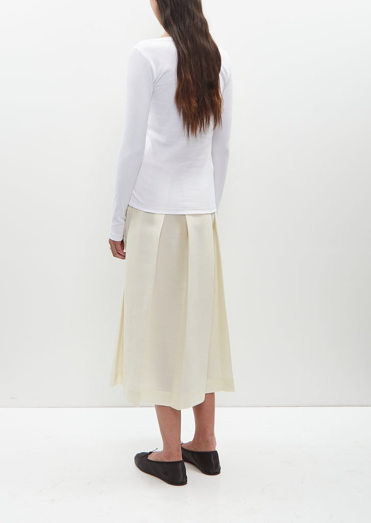 Wool Silk Twinflower Skirt