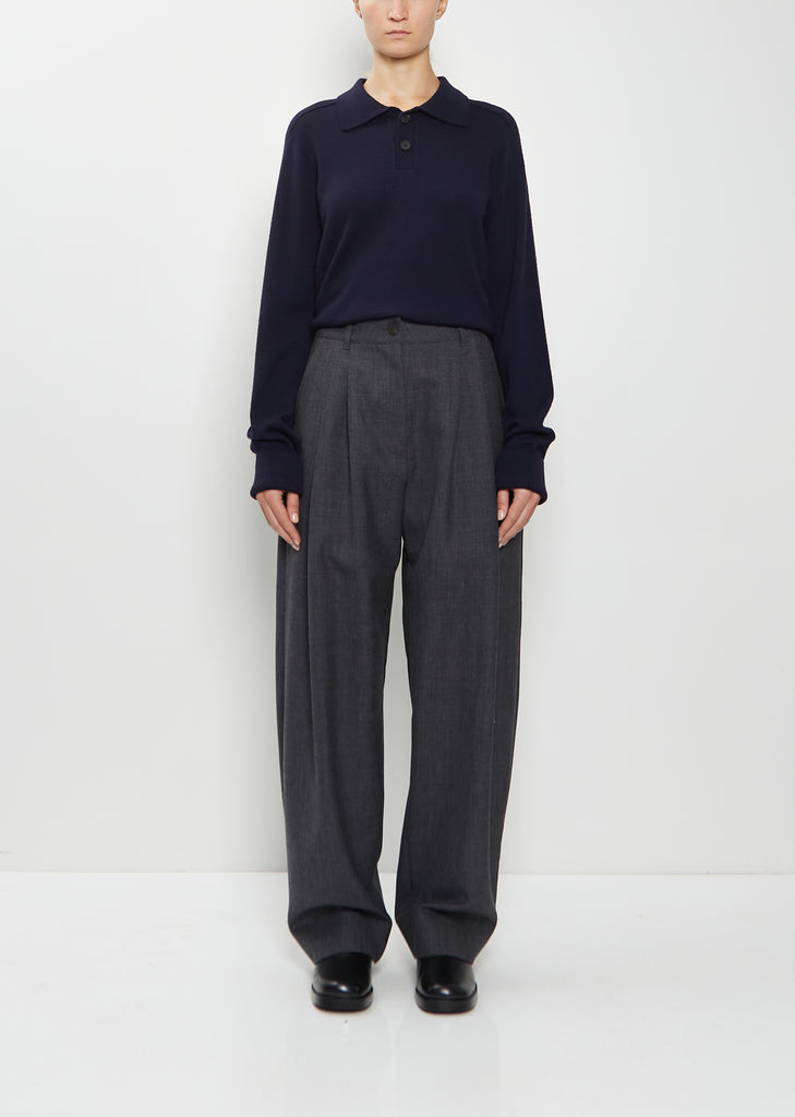 Acuna Wool Double Pleat Pant