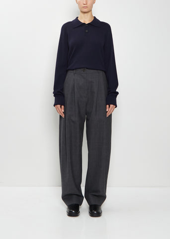 Acuna Wool Double Pleat Pant