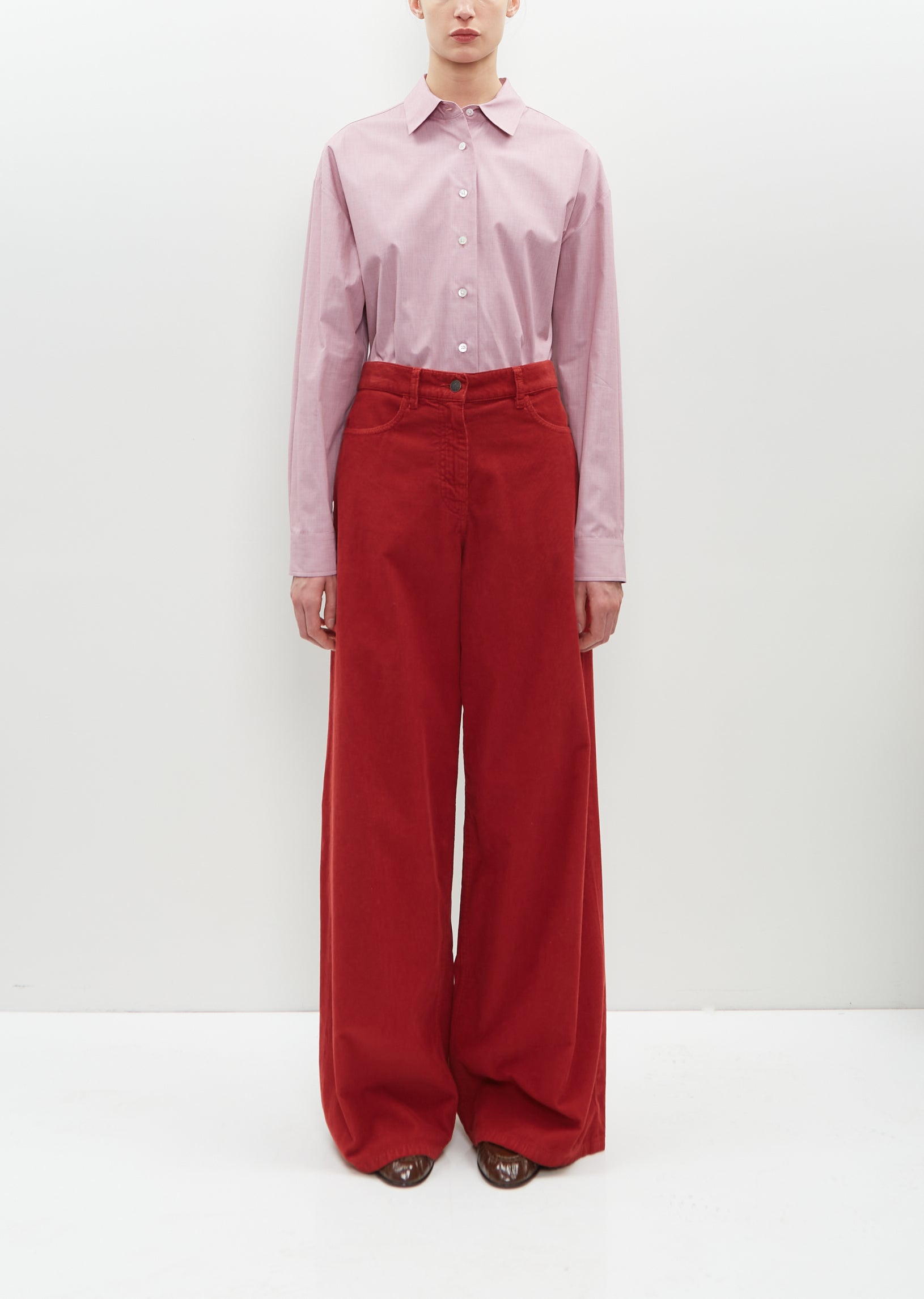 Chan Pant — Red – La Garçonne Chan Pant — Red – La Garçonne