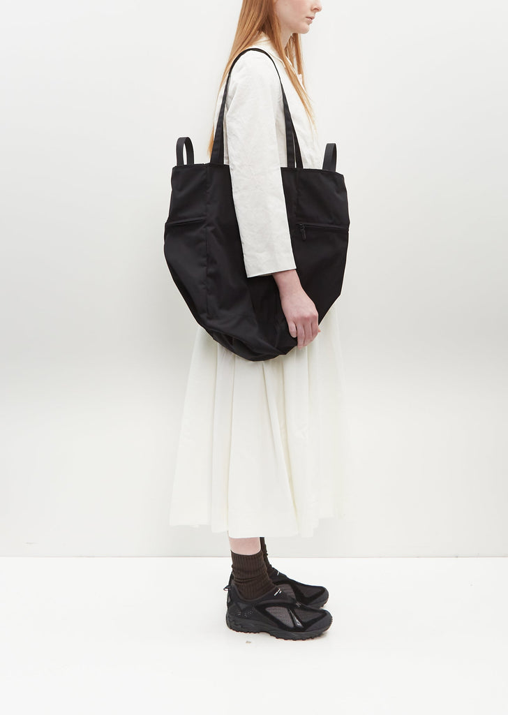 Gabardine Zippy Tote L