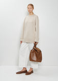 March Leather Shopper Tote