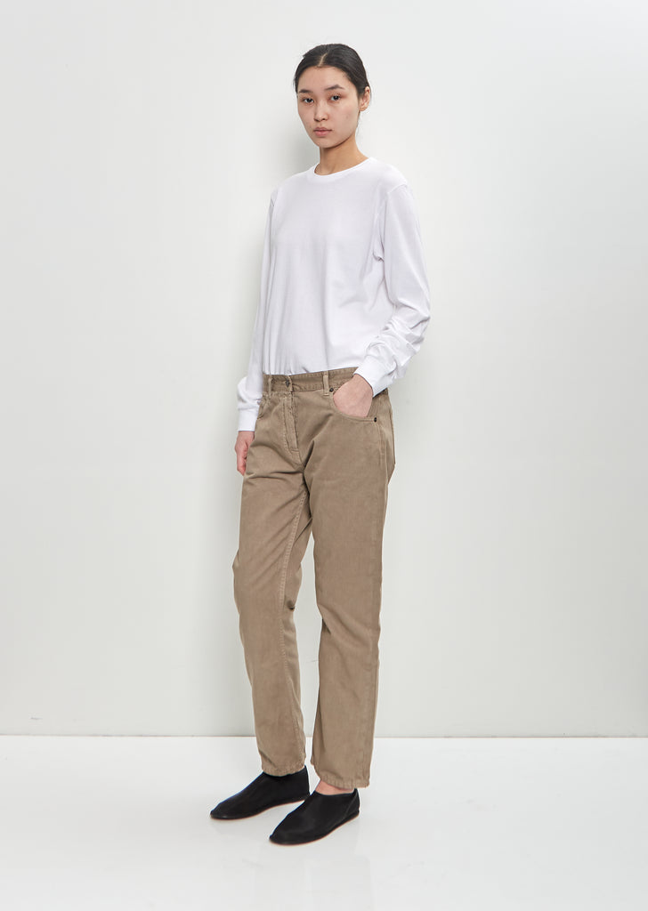 Cotton Riaco Jean — Taupe