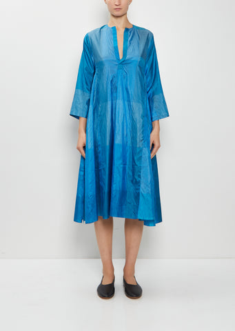 Short Tule Silk Habotai Dress