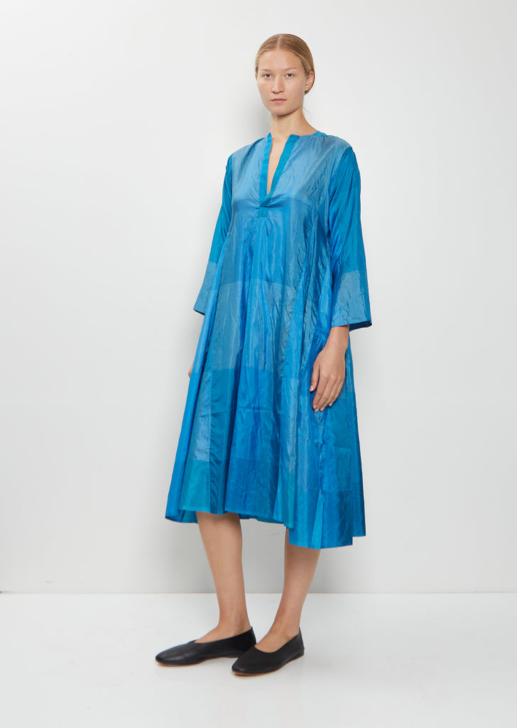 Short Tule Silk Habotai Dress