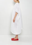 Yoruba Handwoven Linen Tunic Dress — Rice