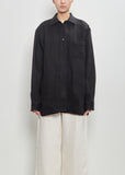 Linen Nesson Shirt — Black