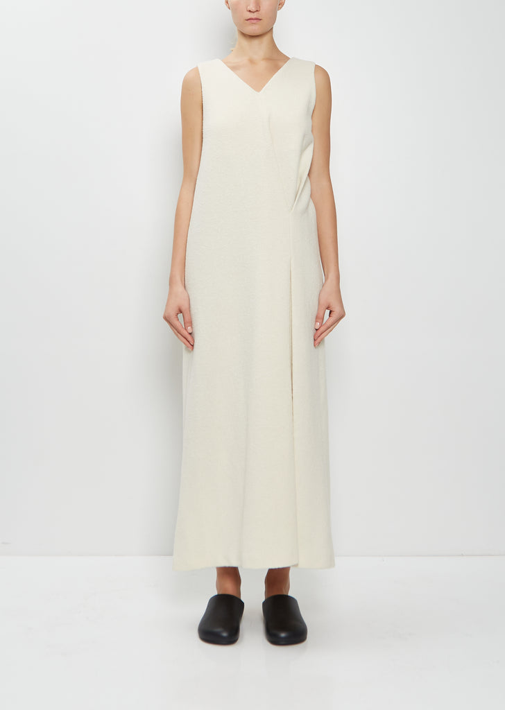 Homespun Tweed Drape Dress