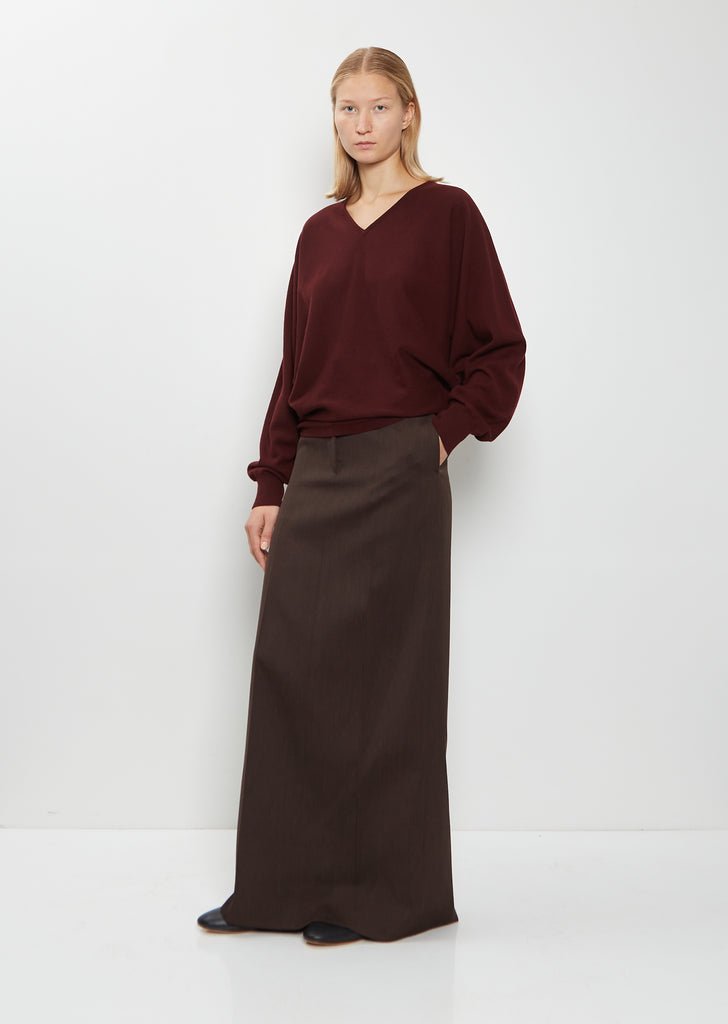 Rosa Wool Cashmere V-Neck Sweater