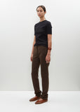 Low-Waist Slim Trousers