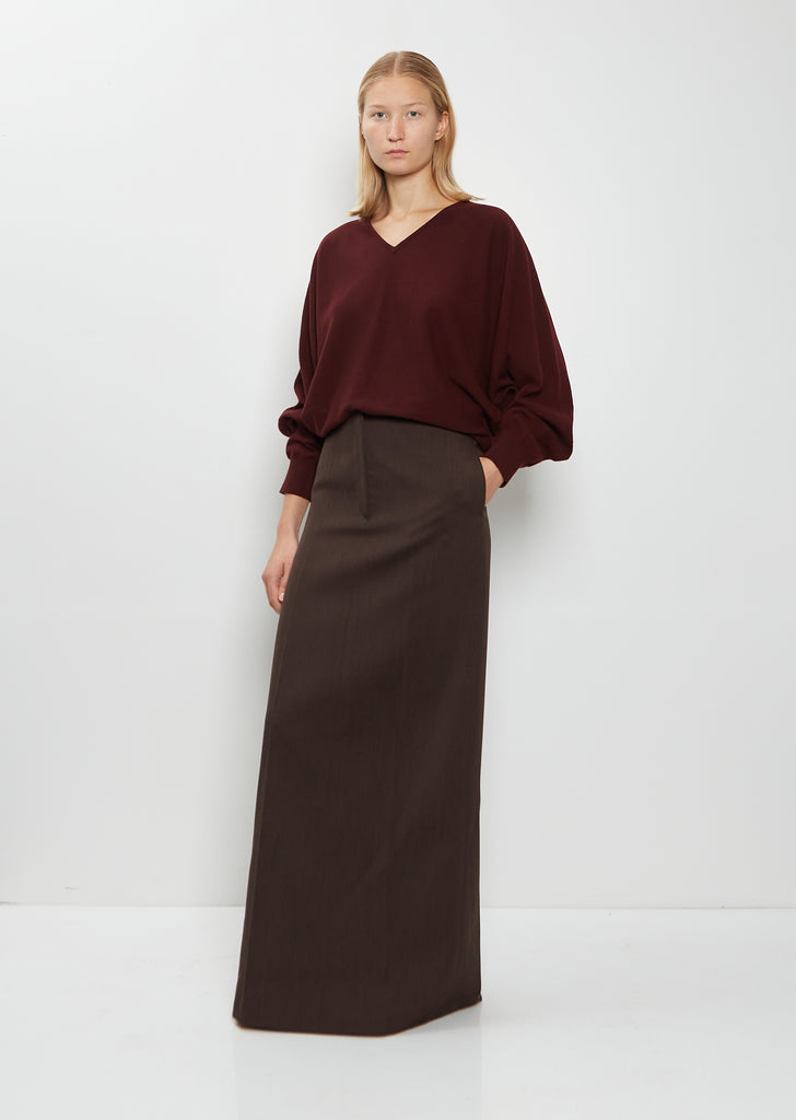 Rae Wool Tailored Skirt