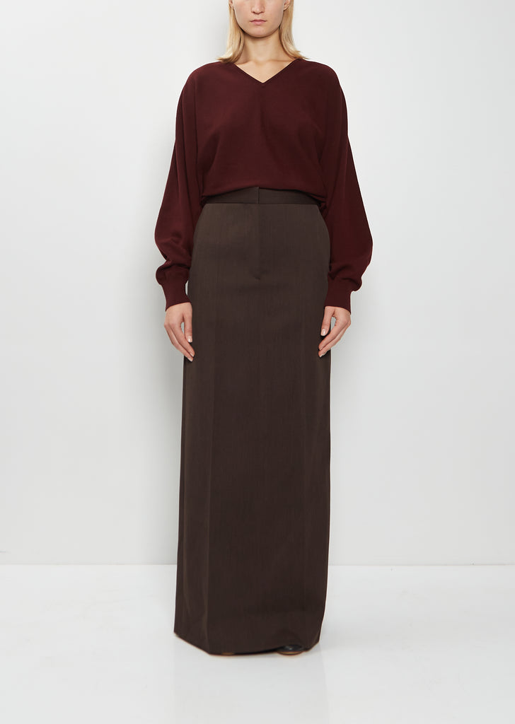 Rae Wool Tailored Skirt
