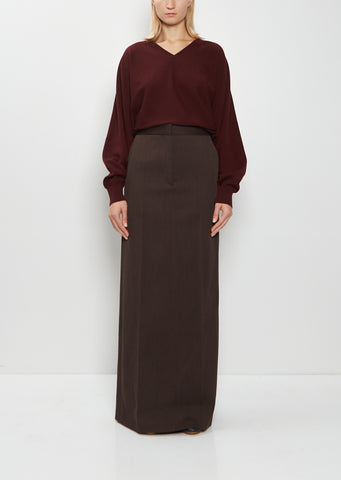 Rae Wool Tailored Skirt