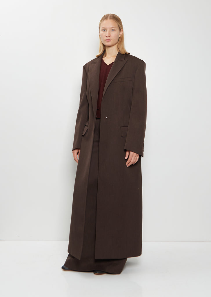Anouk Wool Tailored Blazer Coat