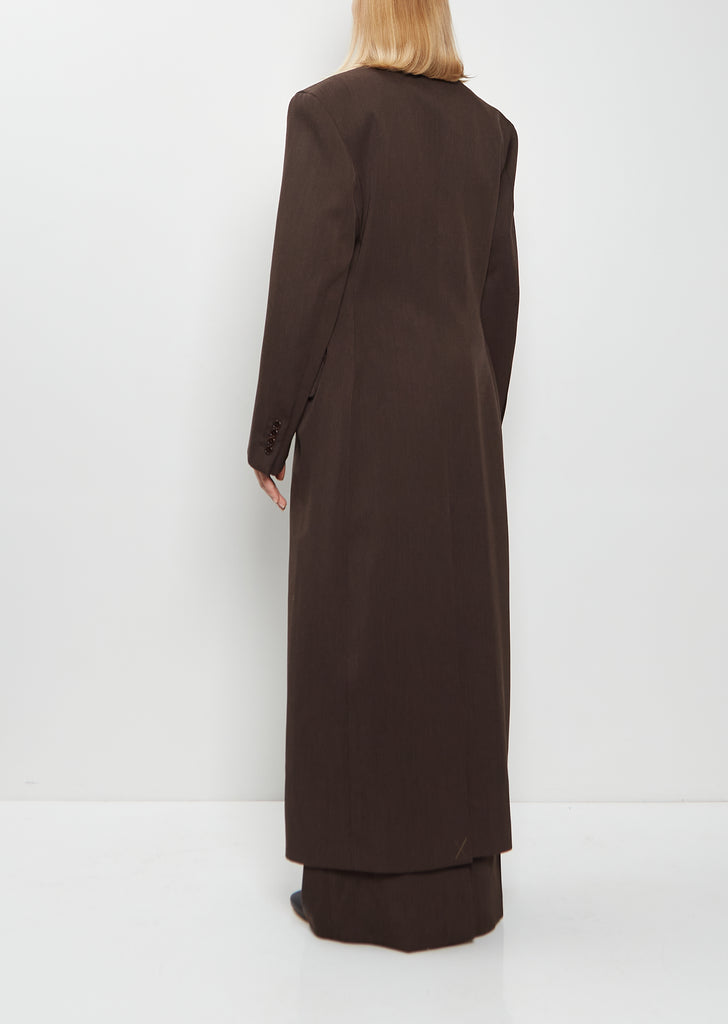 Anouk Wool Tailored Blazer Coat