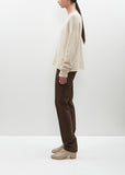 Alpaca Cashmere Knit Soft Crewneck