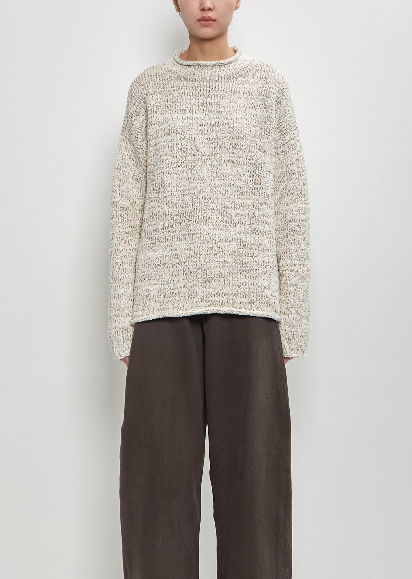 【関税込み】Lauren Manoogian グレー Column ミュール Lauren Manoogian | Raw Stud Mule | Putty – One of a few