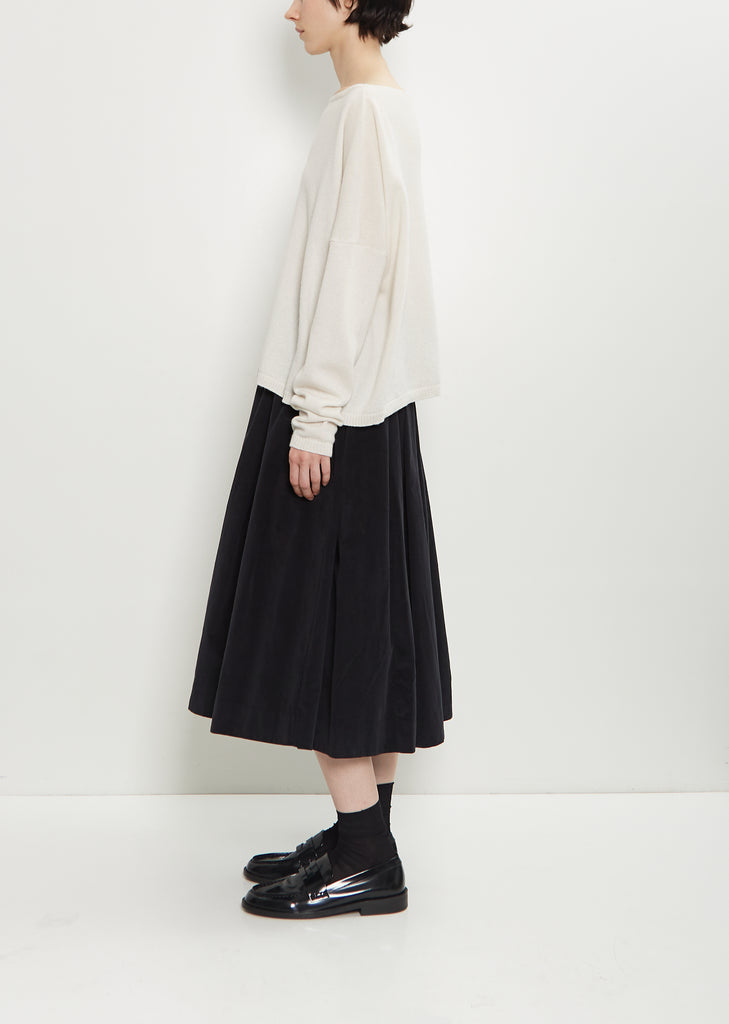 Cashmere Boatneck Sweater — Oatmeal