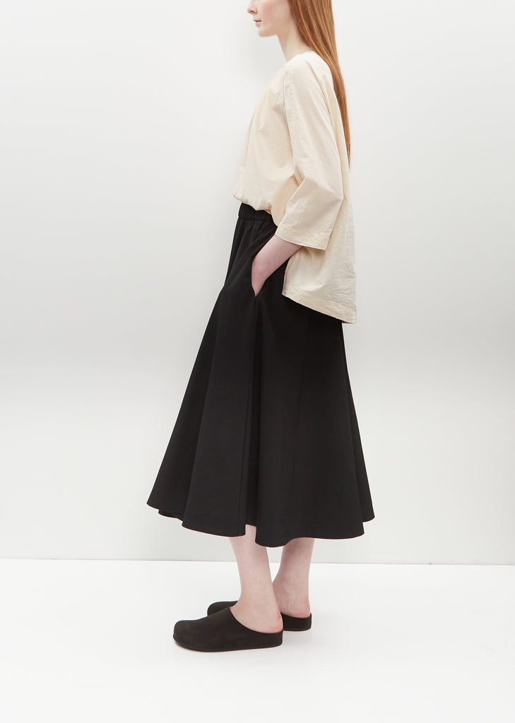 Petit Soleil Wool Gabardine Skirt