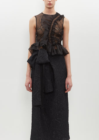 Geo Top Organza