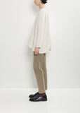 Cashmere Oversized Boatneck — Oatmeal