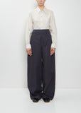 Large Cotton Chino — Graphite Blue