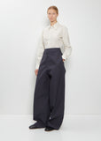 Large Cotton Chino — Graphite Blue