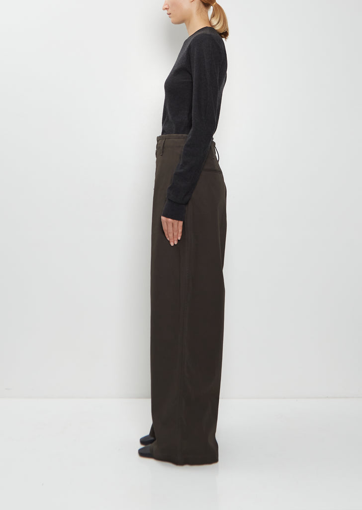Large Cotton Chino — Espresso