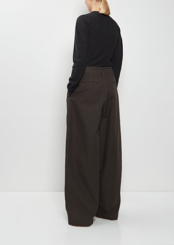 Large Cotton Chino — Espresso