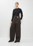 Large Cotton Chino — Espresso