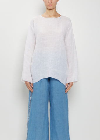 New Tunisian Handwoven Linen Top