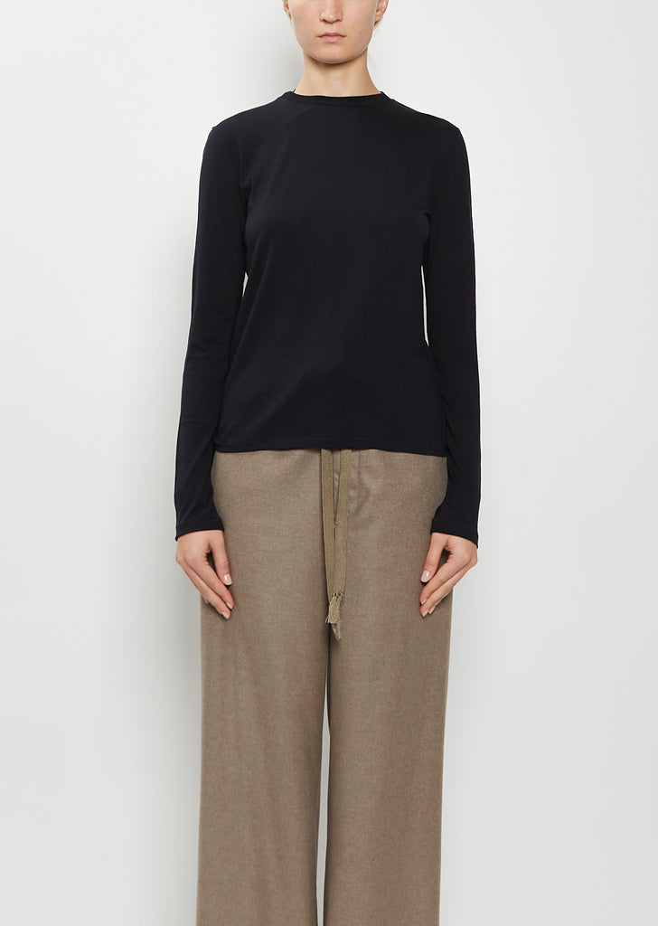 Wool Jersey Long Sleeve Tee
